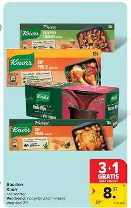 Carrefour Bouillon Knorr aanbieding