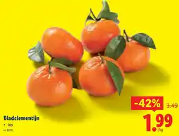 Lidl Bladclementijn aanbieding