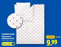 Lidl Livarno home omkeerbaar dekbedovertrek aanbieding