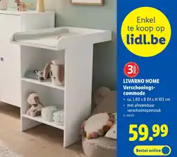 Lidl Livarno home verschonings commode aanbieding