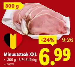 Lidl Minuutsteak XXL aanbieding