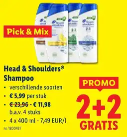 Lidl Head & Shoulders Shampoo aanbieding
