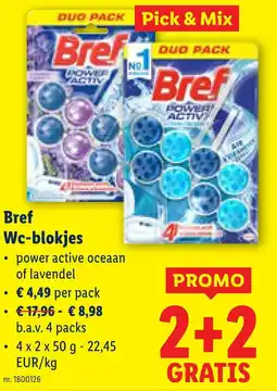 Lidl Breft Wc-blokjes aanbieding