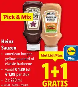 Lidl Heinz Sauzen aanbieding