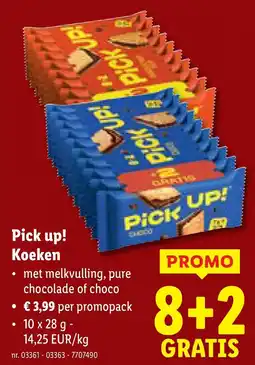 Lidl Pick up! Koeken aanbieding