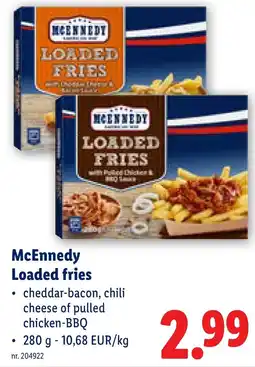 Lidl McEnnedy Loaded fries aanbieding