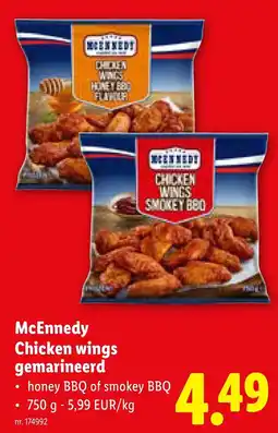 Lidl McEnnedy Chicken wings gemarineerd aanbieding