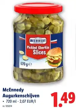 Lidl McEnnedy Augurkenschijven aanbieding