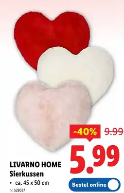 Lidl Livarno home sierkussen aanbieding