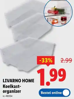 Lidl Livarno home koelkast organizer aanbieding