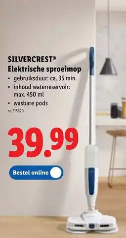 Lidl Silvercrest elektrische sproeimop aanbieding