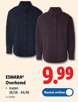 Lidl Esmara overhemd aanbieding