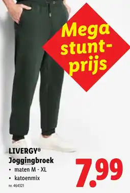 Lidl Livergy joggingbroek aanbieding