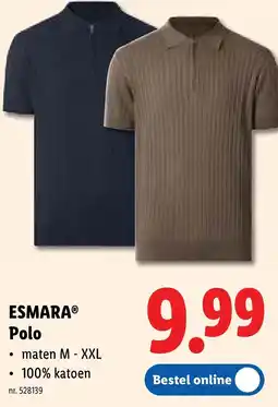 Lidl Esmara polo aanbieding