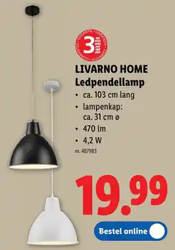 Lidl LIVARNO HOME Ledpendellamp aanbieding