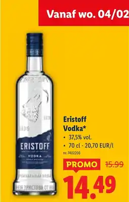 Lidl Vodka aanbieding