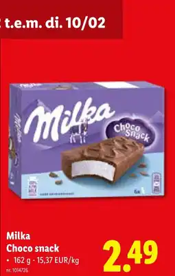 Lidl Choco snack aanbieding