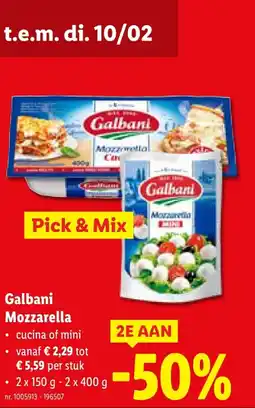 Lidl Mozzarella aanbieding