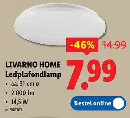Lidl Livarno home ledplafondlamp aanbieding