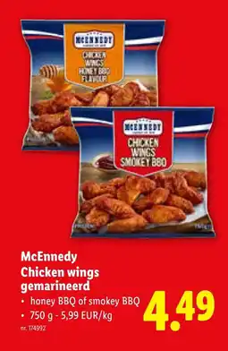 Lidl Chicken wings gemarineerd aanbieding