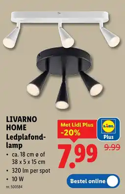 Lidl Livarno home ledplafond lamp aanbieding