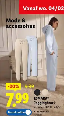 Lidl Joggingbroek aanbieding