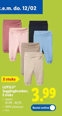 Lidl Joggingbroeken, 2 stuks aanbieding