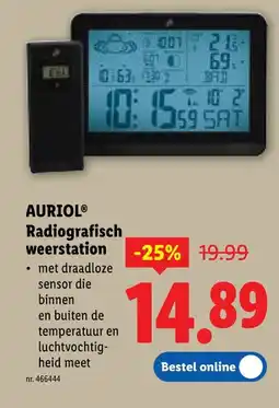 Lidl Radiografisch weerstation aanbieding