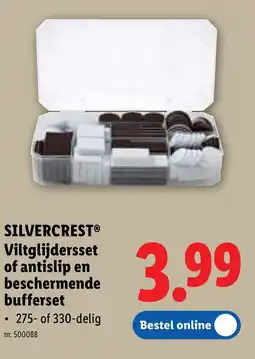 Lidl Silvercrest viltglijdersset of antislip en beschermende bufferset aanbieding
