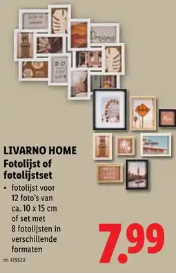 Lidl Livarno home fotolijst of fotolijstset aanbieding
