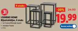 Lidl Livarno home bijzettafeltjes aanbieding