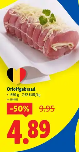 Lidl Orloffgebraad aanbieding