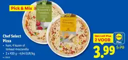 Lidl Chef Select Pizza aanbieding