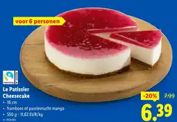 Lidl Le Patissier Cheesecake aanbieding