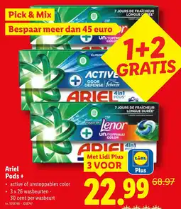 Lidl Ariel pods aanbieding