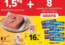 Carrefour Market Haché de porc/veau aanbieding