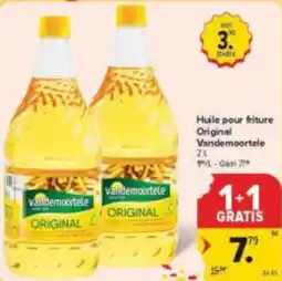 Carrefour Market Vandemoortele Huile pour friture Original aanbieding