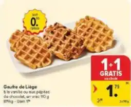 Carrefour Market Gaufre de Liège aanbieding
