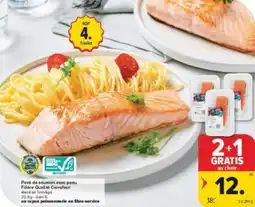 Carrefour Market Pavé de saumon avec peau Filière Qualité Carrefour aanbieding