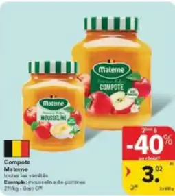 Carrefour Market Materne Compote aanbieding