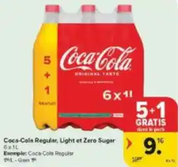 Carrefour Market Coca-Cola Regular, Light et Zero Sugar aanbieding