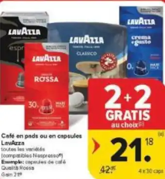 LavAzza Café en pads ou en capsules