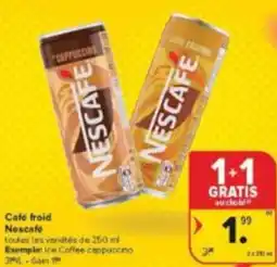 Carrefour Market Nescafe Café froid aanbieding