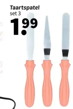 Wibra Taartspatel set 3 aanbieding