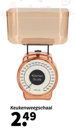 Wibra Keukenweegschaal aanbieding