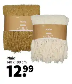 Wibra Plaid aanbieding