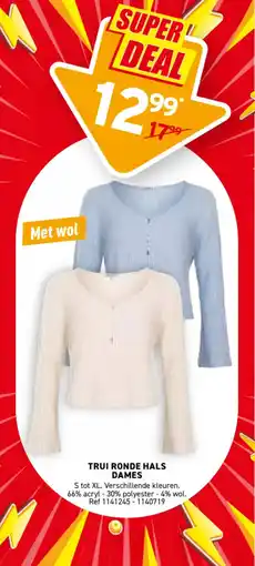 Trafic Trui ronde hals dames aanbieding