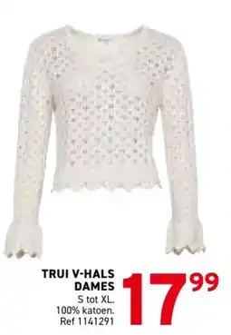 Trafic Trui V-hals dames aanbieding