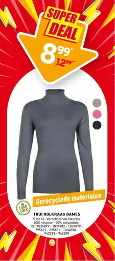 Trafic Trui rolkraag dames aanbieding