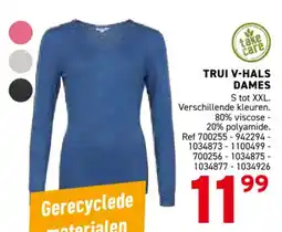 Trafic Trui V-hals dames aanbieding